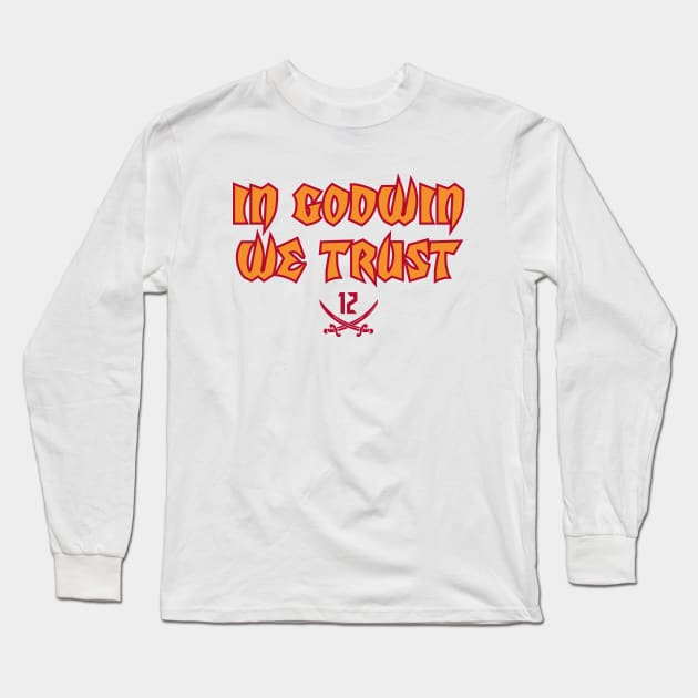 In Godwin We Trust Long Sleeve T-Shirt by KFig21